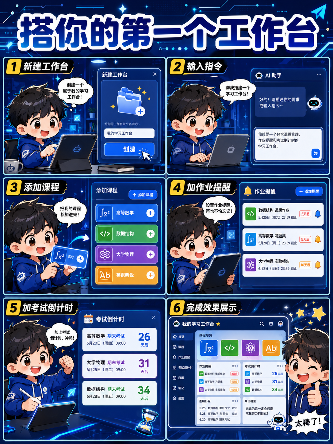 你的第一个AI工作台,从一个课程表开始