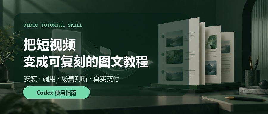 把短视频变成可复刻图文教程