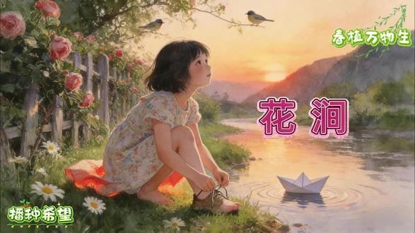原创音乐《花涧》MV 拆解复刻教程“我是一颗快乐的种子,在春天里找到了自己的位置”