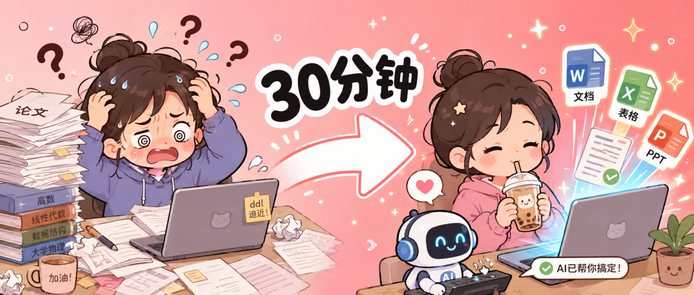 30分钟从下载到交作业:AI新手上手全流程